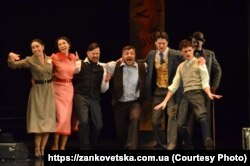 Фрагмент вистави «Львівське танго» Національного театру імені Марії Заньковецької, Львів