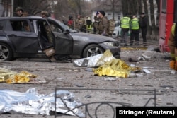 Суми невдовзі після російського обстрілу двома ракетами 13 квітня 2025 року