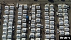 Убактылуу баш калкалоочу жайлар. Түркия, 10-февраль, 2023-жыл