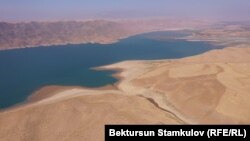 Кемпир-Абад суу сактагычы. Октябрь, 2022-жыл.