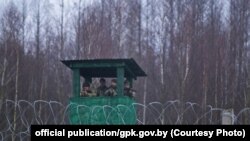 На беларуска-ўкраінскай мяжы. Архіўнае фота