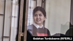 Орозайым Нарматова в зале суда.