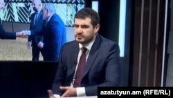 Депутат правящей фракции «Гражданский договор», председатель постоянной комиссии по евроинтеграции Арман Егоян