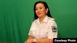 Талас облустук ички иштер башкармалыгынын басма сөз катчысы Динара Сарногоева