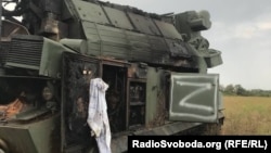 Пошкоджений «Тор-М2» 297 зенітної ракетної бригади збройних сил РФ