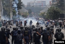 Сутычкі дэманстрантаў з паліцыяй. Катманду, 8 верасьня 2025