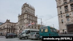 Ілюстрацыйнае фота. Маршруткі ў Менску