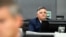 Nasim Haradinaj appears in court at the start of his trial in October 2021 at the Kosovo Specialist Chambers in The Hague.