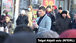 Шерзодбек Умарбеков на встрече с избирателями.