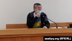 Орынбай Охасов в зале суда во время оглашения приговора, Уральск, 18 ноября 2021 года