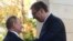 Владимир Путин и Александр Вучич на переговорах в Сочи, 25 ноября 2021 года 