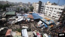 تصویری عمومی از مجموعه بیمارستانی الشفا در غزه