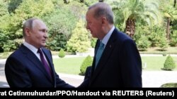 Владимир Путин и Реджеп Эрдоган