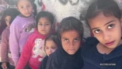 Газада качкындар лагеринде абал адам чыдагыс  