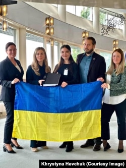 Христина Гевчук на зустрічі зі шведськими політиками