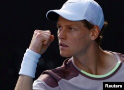 Яник Синер след полуфинала на откритото първенство на Австралия, 26 януари 2024 г.