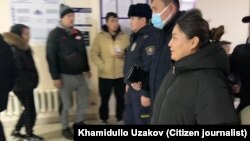 Алты жылга абакка кесилген Махабат Тажибек кызы Бишкектин Биринчи май райондук сотунда, 17-ноябрь, 2024-жыл  