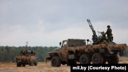 Вайсковыя вучэньні АДКБ «Узаемадзеньне-2023» у Беларусі, жнівень 2023 году. Ілюстрацыйнае фота