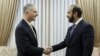 Armenia - Armenian Foreign Minister Ararat Mirzoyan (right) meets U.S. envoy Louis Bono, Yerevan, January 8, 2023.