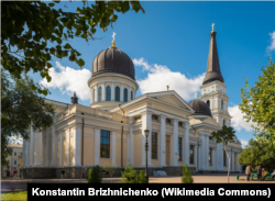 Такий вигляд Спасо-Преображенський собор в Одесі мав після відбудови його в незалежній Україні і до руйнації 23 липня 2023 року