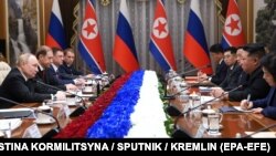 Վլադիմիր Պուտին-Կիմ Չեն Ըն հանդիպում Փհենյանում, 19-ը հունիսի, 2024թ․