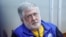 Ukrainian oligarch Ihor Kolomoyskiy in a Kyiv courtroom on September 2.