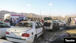 عکس‌هایی از انفجارهای مرگبار چهارمین سالگرد قاسم سلیمانی