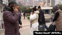 Яке аз хиёбони Душанбе. Акс аз бойгонӣ 