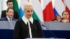 France - Yulia Navalnaya, the widow of Alexei Navalny, the Russian opposition leader who died in a prison camp, addresses the European Parliament, in Strasbourg, France February 28, 2024. 