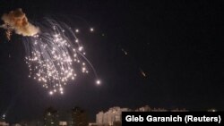 Абадан жок кылынган дрон. Киев. 10-сентябрь, 2023-жыл. Иллюстрациялык сүрөт.
