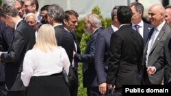 Փաշինյան-Մակրոն կարճատև առանձնազրույց Քիշնևում, 1-ը հունիսի, 2023թ․