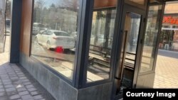 Бишкектеги аялдама. Мэрия тарткан сүрөт. 