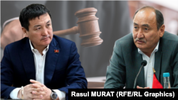 Жусупбек Коргонбай уулу жана  Алымкадыр Бейшеналиев. Коллаж.