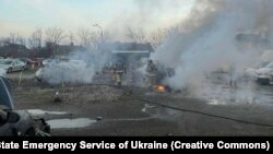 Ուկրաինա - Հրթիռակոծության հետևանքները Կիևում, 29-ը դեկտեմբերի, 2023թ.