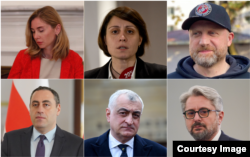 Лидеры партий, подписавших документ: Тина Бокучава, Элене Хоштария, Зураб Джапаридзе, Георгий Вашадзе, Мамука Хазарадзе, Ника Гварамия