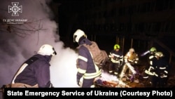 Հրթիռակոծության հետևանք Խարկովում 