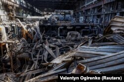 Руйнування Росією ракетним обстрілом однієї з ТЕС в Україні