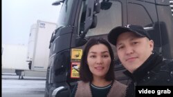 Насыйкат Орозова с мужем Алтынбеком.