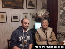 Український публіцист Іван Дзюба й історик Радомир Мокрик