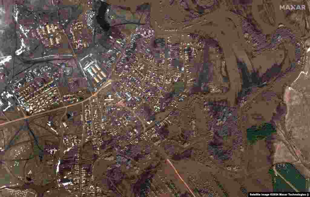  Flooding from the Buzuluk River in Andreyevka. &nbsp; 