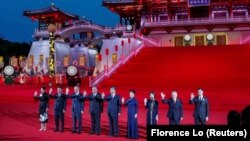 Лидеры Китая и стран Центральной Азии на саммите в Сиане (КНР), 19 мая 2023 г.