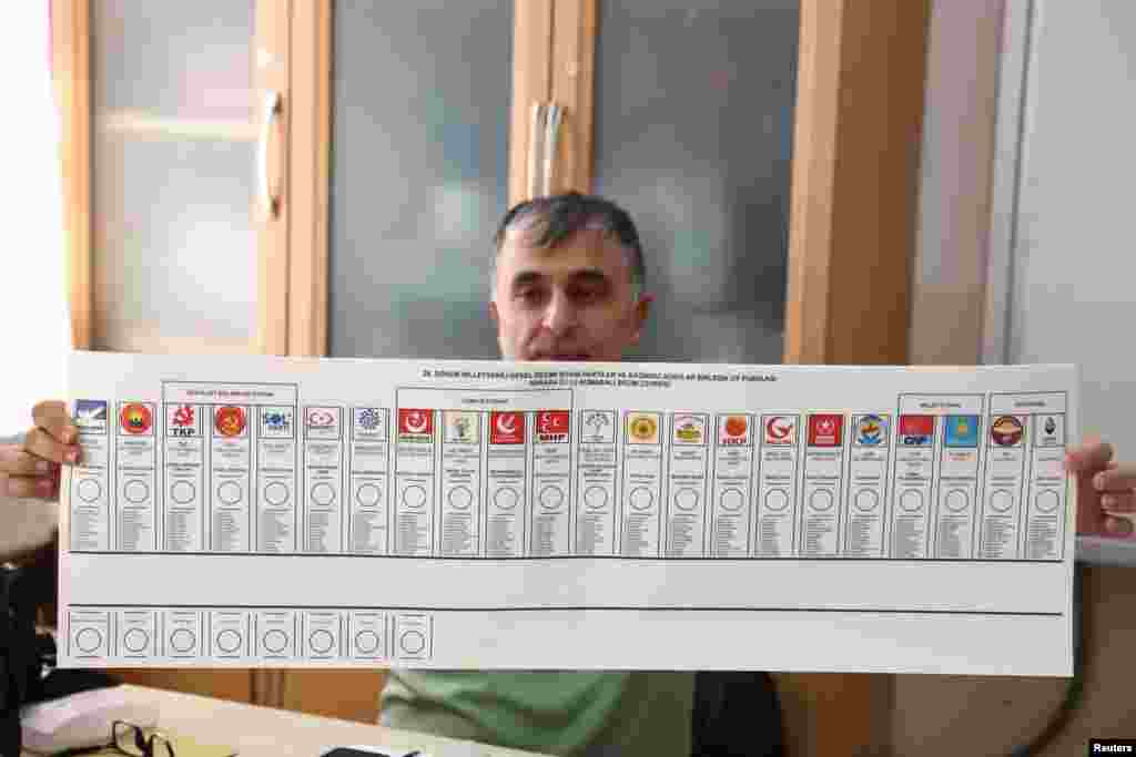 Түркиялыктар жекшембиде ошондой эле парламенттик шайлоого да добуш беришет. Жалпысынан 24 саясий партия ат салышууда.