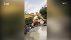 Aşgabadyň ‘Kim’ etrapçasynda suw turbalary ýaryldy