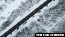 З 6 листопада польські перевізники заблокували рух вантажівок на пунктах пропуску на польсько-українському кордоні (ілюстраційне фото)