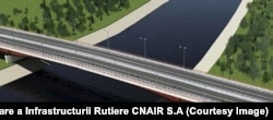 Viitorul pod peste Prut, de la Ungheni, costă 30 de milioane de euro și e finanțat, parțial, din programul UE de mobilitate militară.