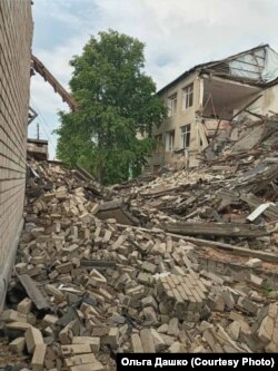 Школа у Великій Костромці після обстрілів, Криворізький район, Дніпропетровська область