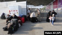 Центр пропуску Рафах на кордоні між Смугою Гази та Єгиптом, 1 листопада 2023 року