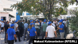 Бишкекте троллейбустун айдоочулары иш таштады. 2023-жыл, 11-август. 