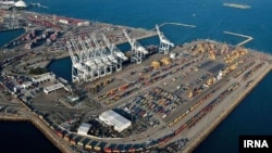 نمای هوایی از بندر چابهار