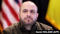 Міністр оборони України Рустем Умєров під час зустрічі у форматі «Рамштайн», Німеччина, березень 2024 року